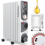 Kesser - radiateur  huile - chauffage lectrique 2500w radiateur  huile chauffage lectrique mobile ...
