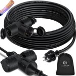 Rallonge avec capuchon de protection outdoor - pour l'intérieur extérieur - rallonge câble électrique ... Rallonge avec capuchon de protection outdoor - pour l'intérieur extérieur - rallonge câble électrique ...