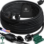 Rallonge avec capuchon de protection outdoor - pour intérieur extérieur - rallonge câble électrique - ... Rallonge avec capuchon de protection outdoor - pour intérieur extérieur - rallonge câble électrique - ...