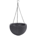 Keter 223694 pot suspendu de 8. 6 l, couleur gris graphite