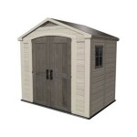 Keter - abri de jardin factor 4. 45, abri résistant aux intempéries, marron - 182 x 256. 6 x 243 cm Keter - abri de jardin factor 4. 45, abri résistant aux intempéries, marron - 182 x 256. 6 x 243 cm