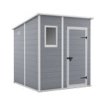 Abri de jardin en résine keter manor pent 6x6 Abri de jardin en résine keter manor pent 6x6