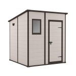Keter ? abri de jardin r�sine 183, 5x185x200 cm ? isolation optimale contre intemp�ries ? plancher inclus ...