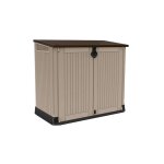 Coffre a' outils abri de jardin en re'sine avec double porte et plancher inclus - keter