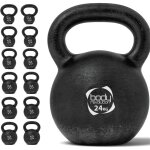 Kettlebell en fonte 24kg body revolution ? poids d?entra�nement pour la musculation � domicile et en ...
