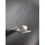 Keuco - edition 400 - porte - savon avec support, verre d�poli / chrome 11555019000