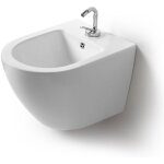 Kiamami valentina - bidet suspendu rond en céramique blanc folk Kiamami valentina - bidet suspendu rond en céramique blanc folk
