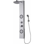 Kiamami valentina - colonne de douche grise en aluminium avec hydromassage Kiamami valentina - colonne de douche grise en aluminium avec hydromassage