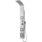 Kiamami valentina - colonne de douche multifonctions murale avec hydromassage couleur gris