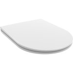 Kiamami valentina - housse de si�ge de toilette avec fermeture ralentie forme d blanc