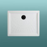 Kiamami valentina - plateau de douche en c�ramique blanche h6 100x70 malta