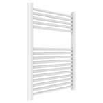 Kiamami valentina - sche - serviettes de salle de bains 60x77 acier blanc