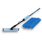 Kibros - balai rservoir carabao velcro manche ajustable avec 3 franges 40 cm - quantit x 1 - balai ...