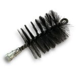 Brosse � tube pro acier � 80 mm raccord m12175 femelle ame en acier torsad� nettoyage brossage tube et ...