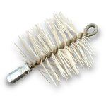 Brosse � tube pro nylon � 110 mm raccord m12175 femelle ame en acier torsad� nettoyage brossage tube ...