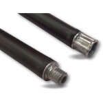 Canne de ramonage ppn noire rallonge de kit embout acier filet� m121, 75mm - quantit� x 3 - cannes noires ...