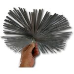 H�risson acier carr� embout acier filet� m121, 75mm conduits non gain�s - h�risson acier - carr� - 350x350 ...