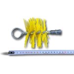 Hrisson rond synthtique embout acier filet m121, 75mm ramonage -  100 mm - hrisson nylon