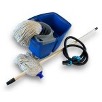 Kit balai à franges espagnol seau 2x7l + aquafill manche 1, 25m - quantité x 1 - seau double bacs pro ... Kit balai à franges espagnol seau 2x7l + aquafill manche 1, 25m - quantité x 1 - seau double bacs pro ...