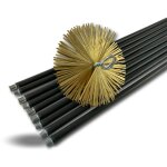 Kibros - kit ramonage classique conduit non gain hrisson acier 9 cannes de 1, 4 m  200 mm - kit classique ...
