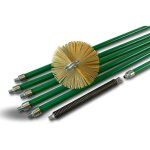 Kibros - kit ramonage pro non gain� h�risson acier 6 cannes � 18mm 8 m � 125 mm - kit complet acier