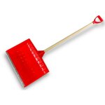 Kibros - pelle  neige poussoir renforc avec manche bois rouge 53 cm - quantit x 1 - largeur 53 cm
