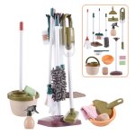 Jeu de mnage pour enfants, avec aspirateur, balai, serpillire, pelle  poussire, seau et brosse, pour ...