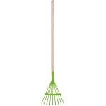 Kids in the garden - rteau de feuille bois et mtal vert pour enfants - esschert design