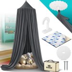 Baldaquin pour chambre d'enfant ciel de lit pour lit de bb pour chambre  coucher avec sac de rangement ...