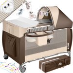 Kidiz® lit de bébé 3 en 1 lit de voyage combiné lit bébé avec matelas à langer moustiquaire parc bébé ... Kidiz® lit de bébé 3 en 1 lit de voyage combiné lit bébé avec matelas à langer moustiquaire parc bébé ...