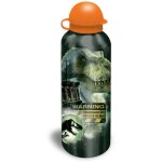 Kidslicencing - gourde dinosaures jurassic world verte bouchon orange - 500 ml