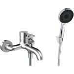 Kielle - oudee - mitigeur de baignoire avec accessoires, chrome 10302sn10