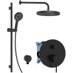 Kielle oudee - set de douche avec mitigeur encastr, 2 sorties, avec accessoires et corps d?encastrement, ...