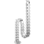 Kimex - goulotte passe - c�bles verticale articul�e, longueur 130cm, gris