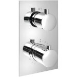 Sapho - kimura - mitigeur thermostatique de douche encastré, 2 sorties, chrome ku382 Sapho - kimura - mitigeur thermostatique de douche encastré, 2 sorties, chrome ku382