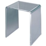 Kinedo - tabouret de douche acrylique transparent