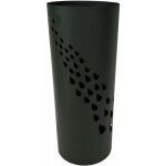 Porte - parapluies rond noir 'drops