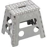 Tabouret pliant clic - clac gris haut Tabouret pliant clic - clac gris haut