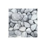 Lot de 5 sacs de + / - 25 kg - galet gris bleu de marbre 40 / 60
