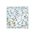 Lot de 5 sacs de + / - 25 kg - galet blanc 8 / 12