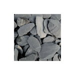 Lot de 5 sacs de + / - 25 kg - paillage ardoise noire 30 / 70mm