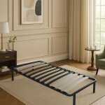 King of dreams - sommier cadre � lattes metal 90x200 cm - 29 cm - compatible avec matelas standard - ...
