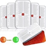 Kinsi - 5 pi�ces d�shumidificateur, d�shydratant de gel, orange, r�utilisable