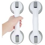 Barre d'appui wc, poignée ventouse, 2 barre de maintien douche, 30cm Barre d'appui wc, poignée ventouse, 2 barre de maintien douche, 30cm