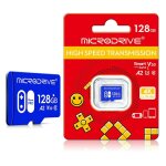 Carte micro 128go - convient aux camras de surveillance, aux enregistreurs de conduite, aux tlphones ...