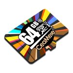 Carte micro 64go - convient aux cam�ras de surveillance, aux enregistreurs de conduite, aux t�l�phones ...