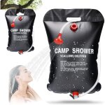 Sac de douche de camping - 20 l - douche solaire - portable - camping