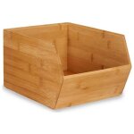 Kinvara organisateur empilable en bambou brun clair