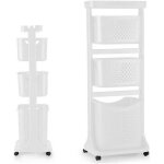 Kipit tp - 750 - 1 chariot  vtements blanc 33x112x42, 5 cm