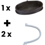 Kit comprenant 1 membrane (si200184) et 2 demi clips (va100144) sfa
